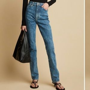 Khaite Daria High Rise blue denim jeans 27